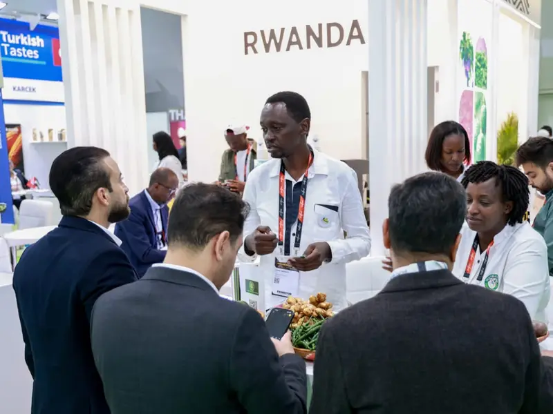 Buyer engagements at the Rwanda pavilion